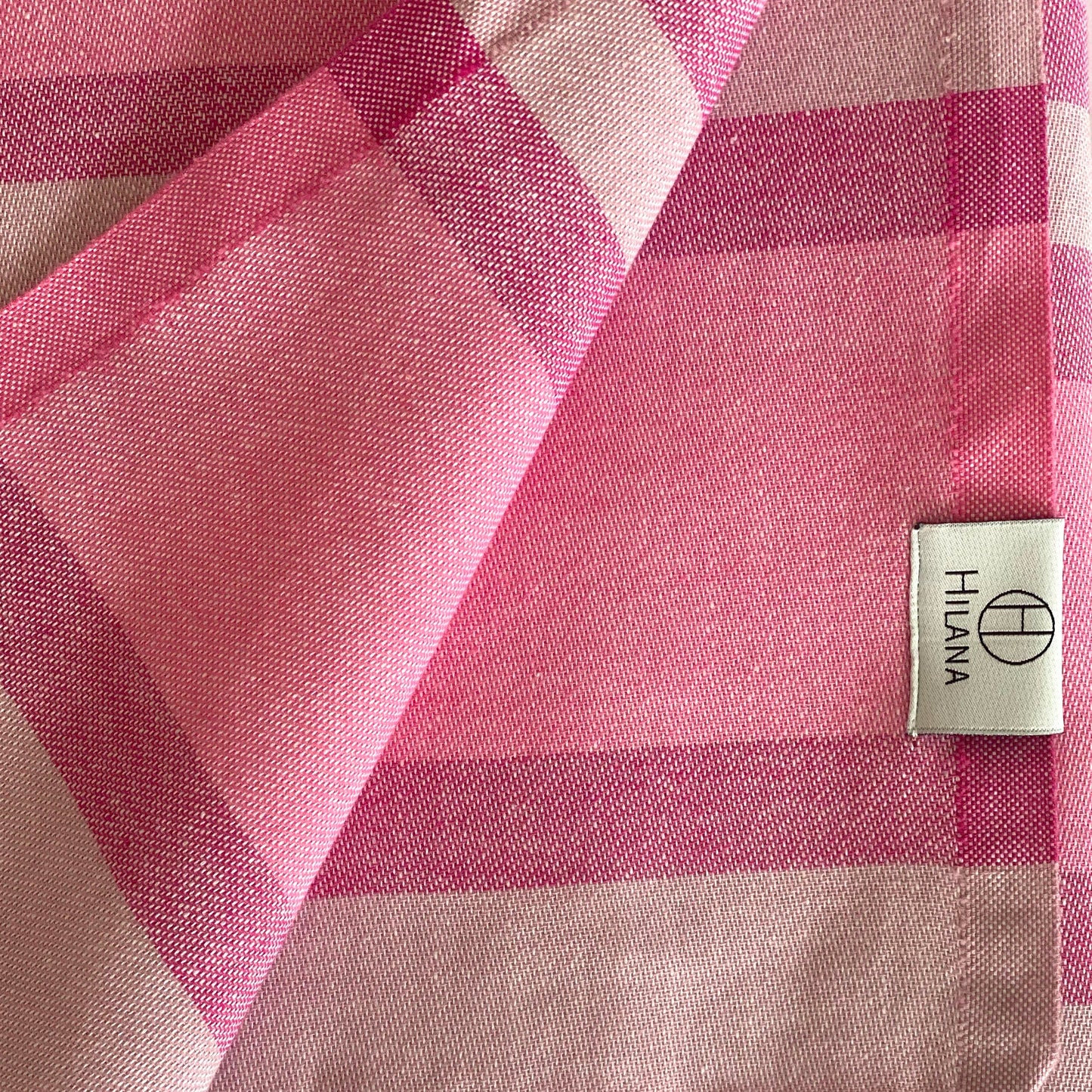 samara sustainable turkish towel pink by eco hilana