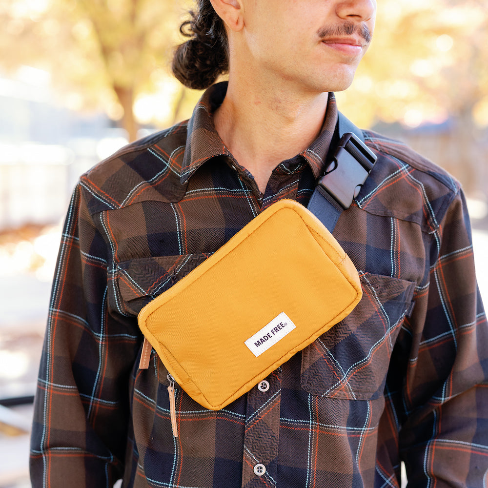 hip pack aw mustard by made free®