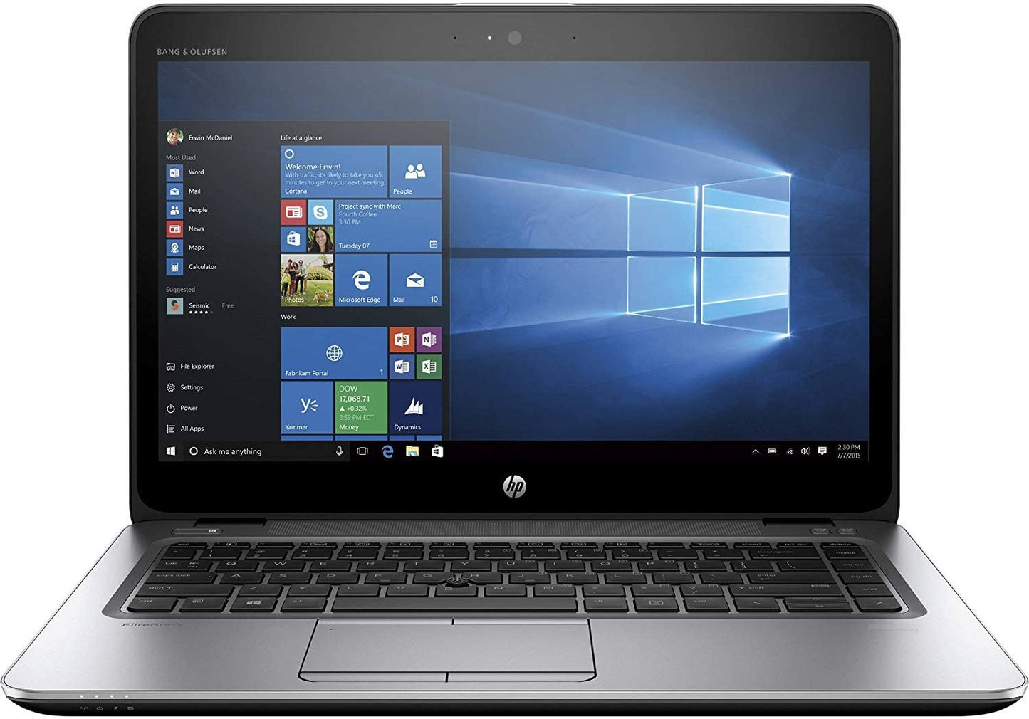 hp elitebook 840 g3 14" laptop- 6th gen intel core i7, 8gb-32gb ram, hard drive or solid state drive, win 10 pro by computers 4 less