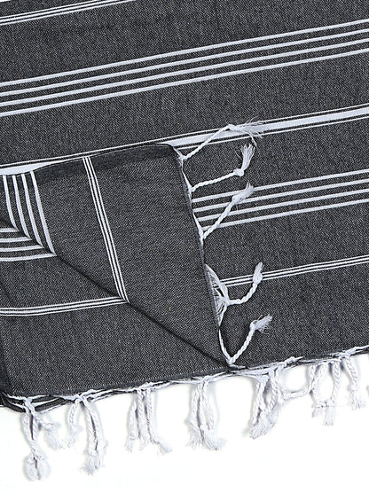 Pure Series: Sustainable Turkish Towel - Black by Eco Hilana