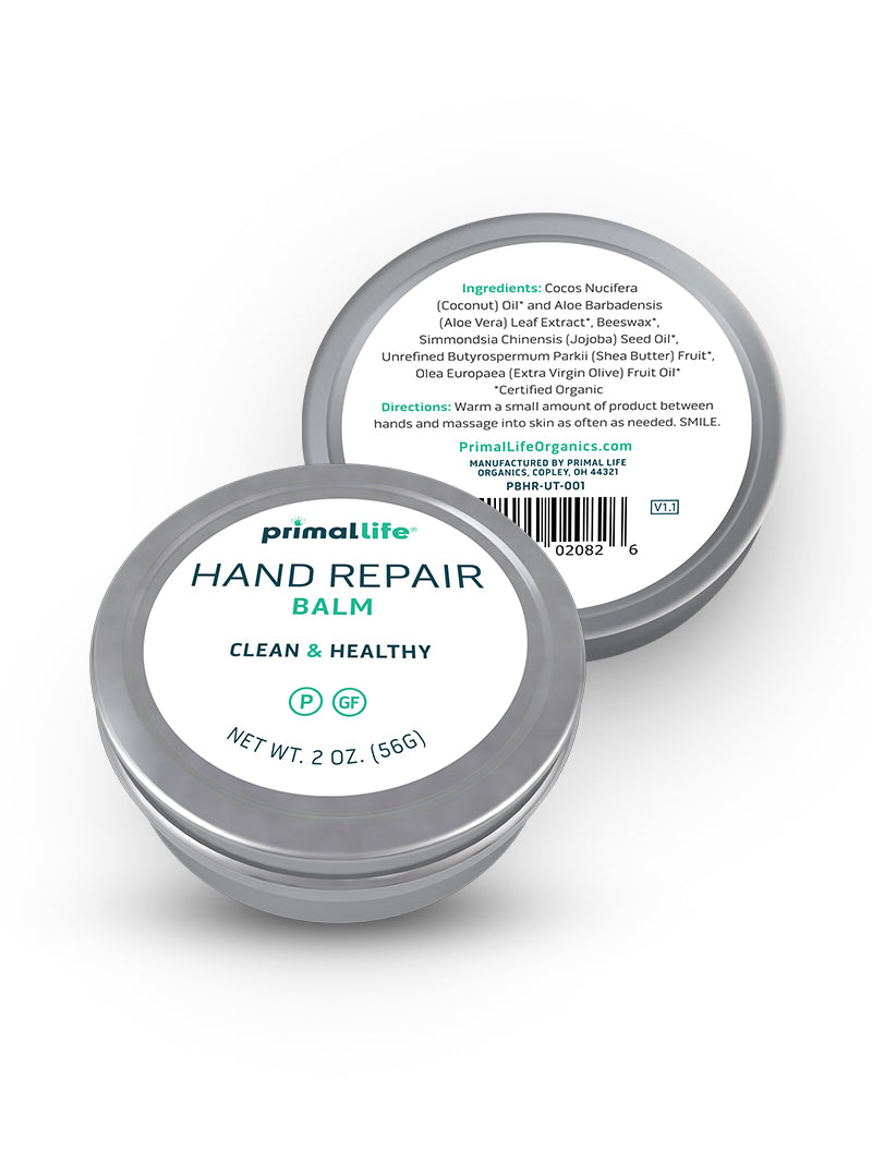 hand repair unscented, 2 oz by primal life organics #1 best natural dental care