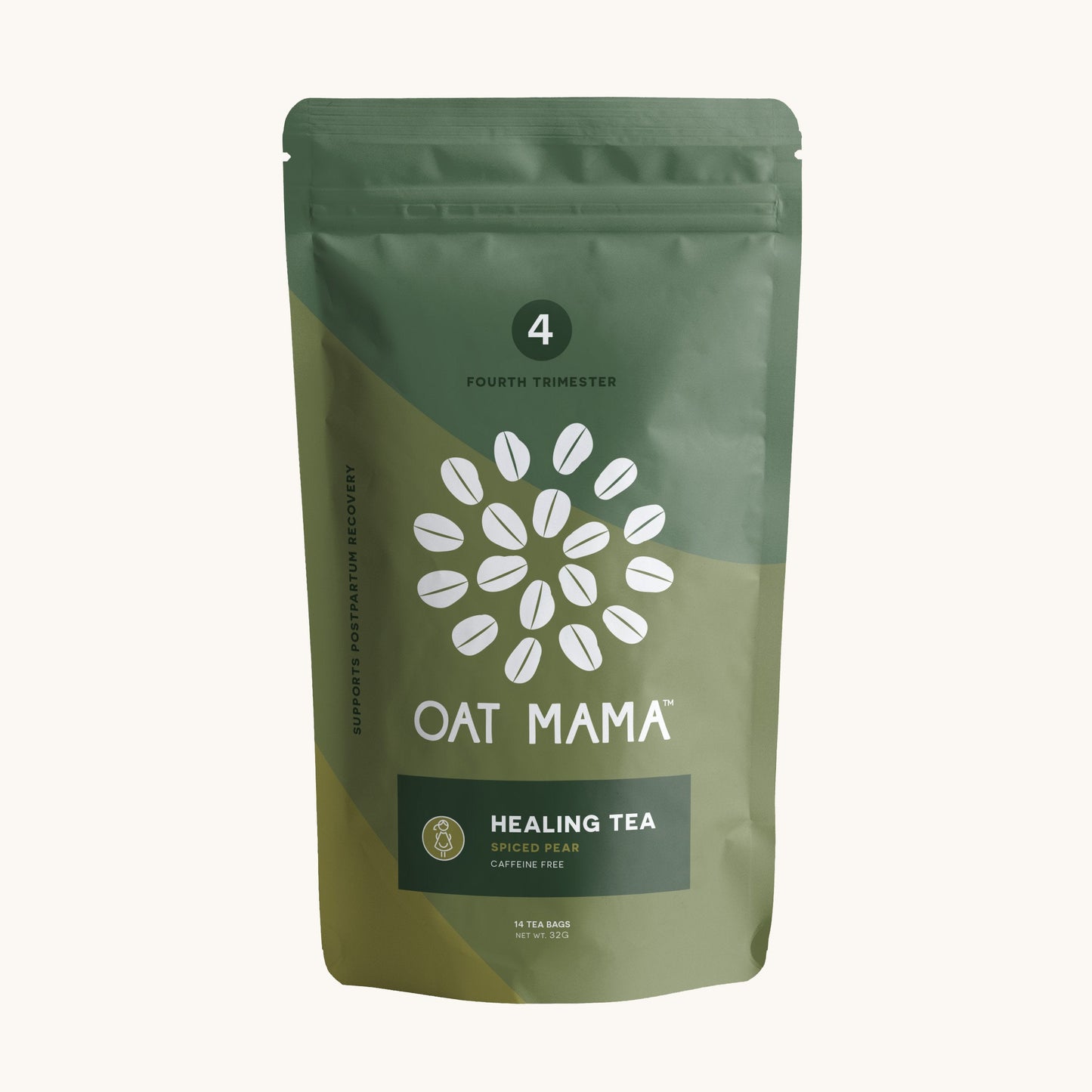 postpartum healing tea by oat mama