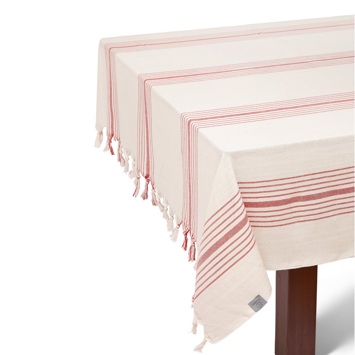 kayseri tablecloth set - red by eco hilana