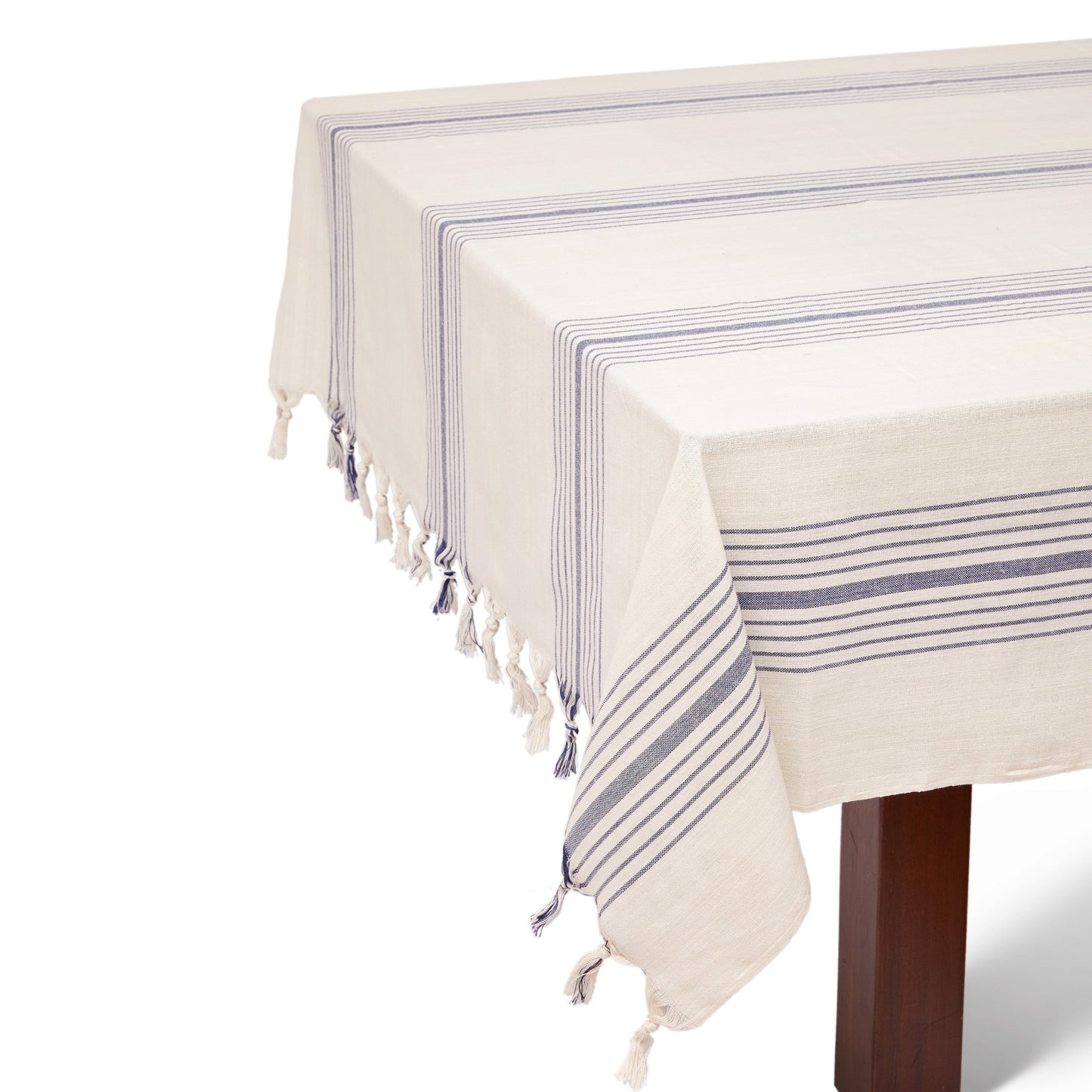 sustainable kayseri tablecloth set - blue by eco hilana