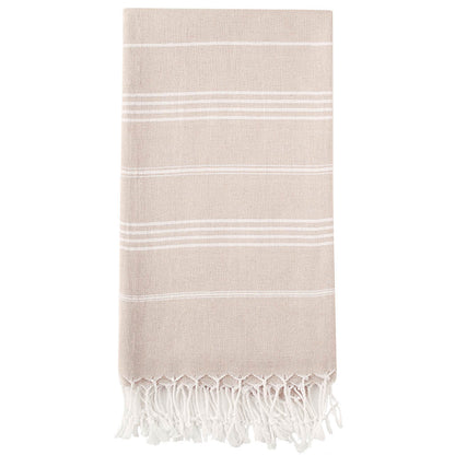 Pure Series Sustainable Turkish Towel Beige by Eco Hilana