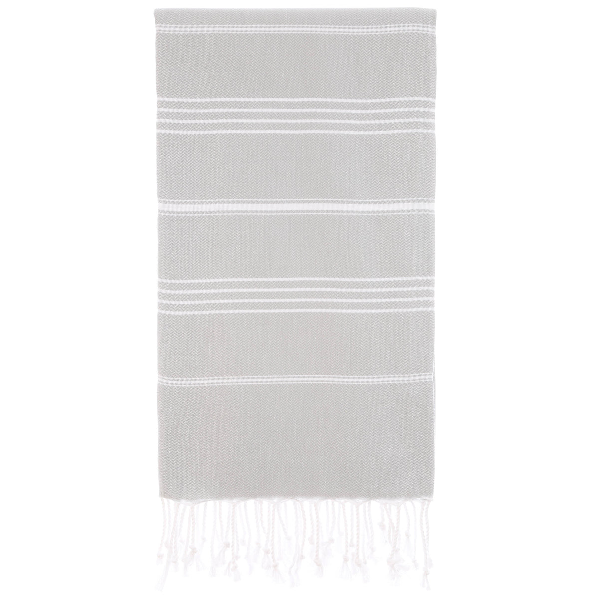 pure series: sustainable turkish towel - gray by eco hilana