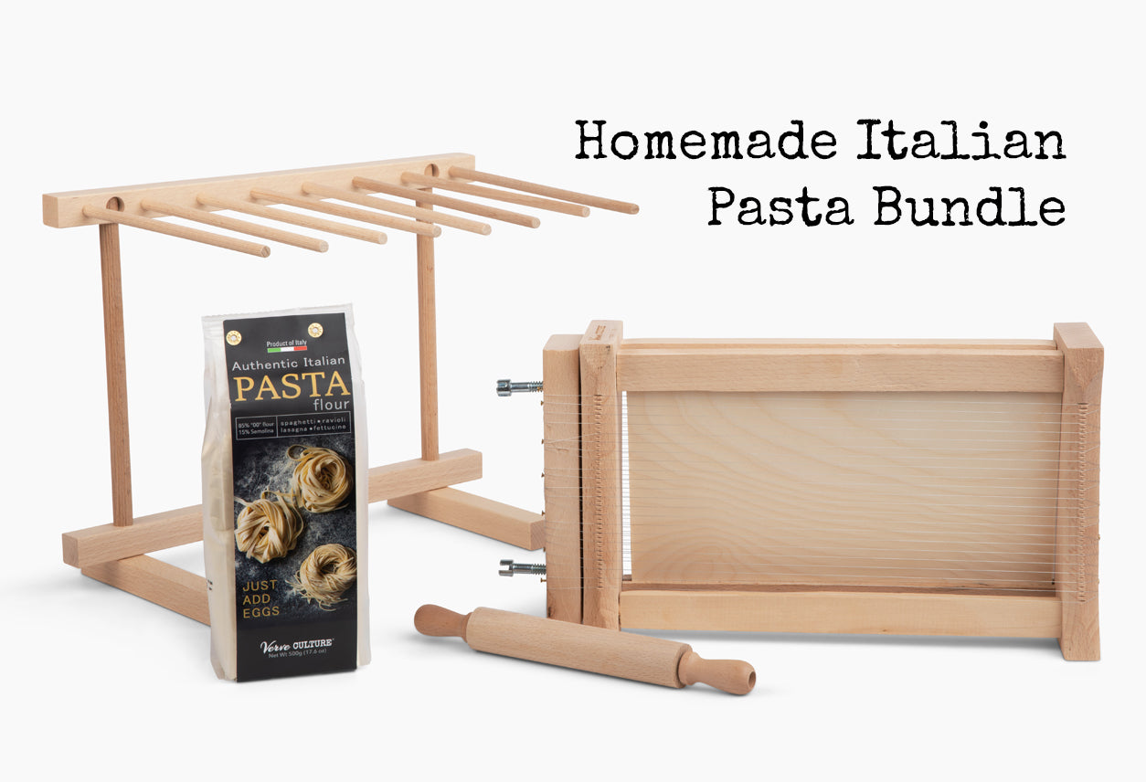 homemade italian pasta gift bundle by verve culture