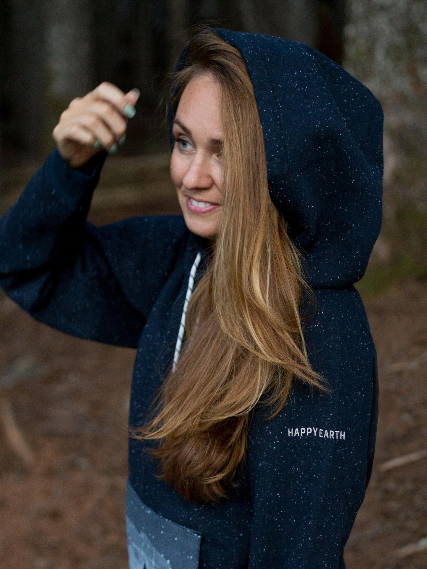 starlit night hoodie by happy earth