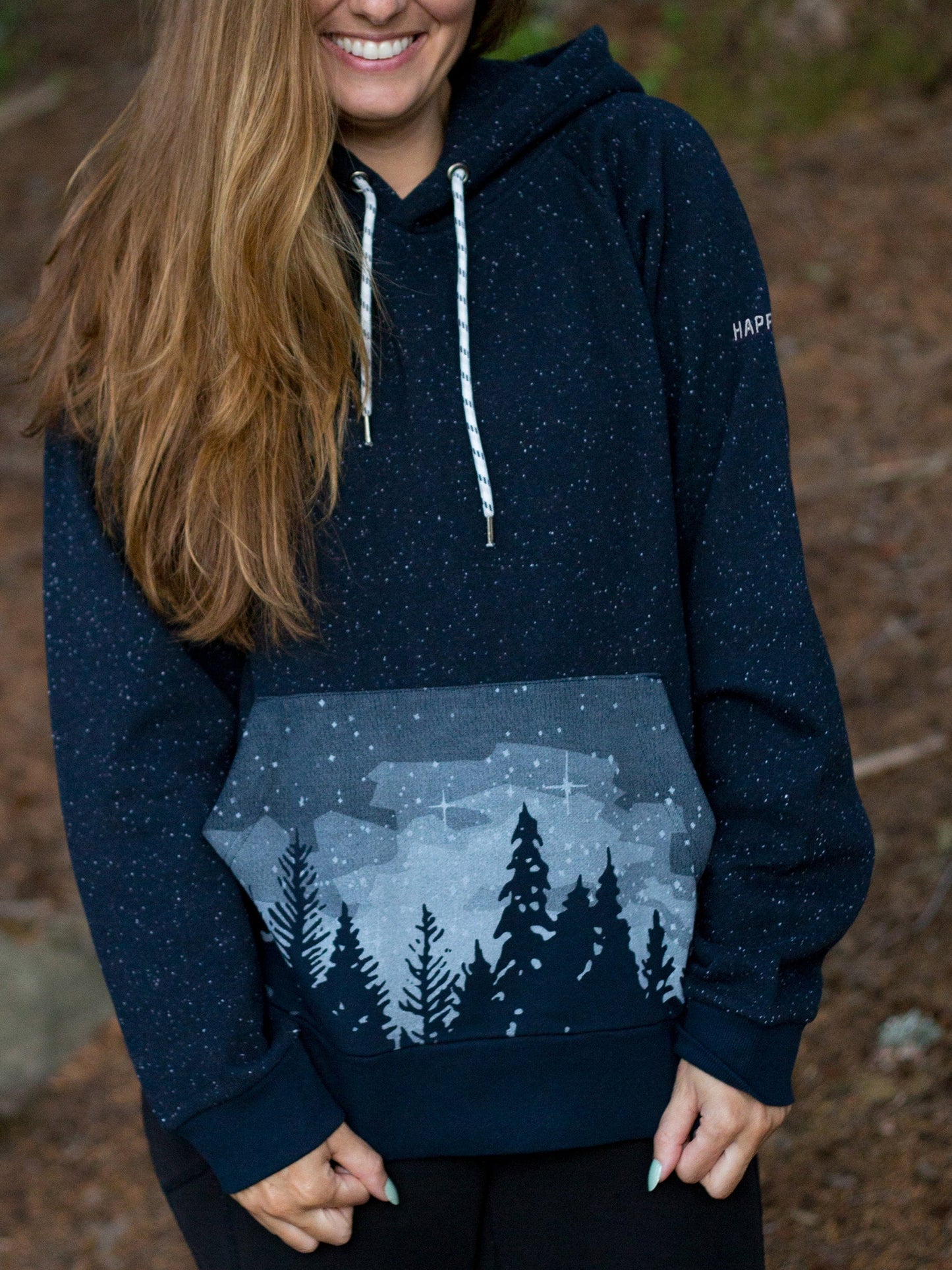 starlit night hoodie by happy earth