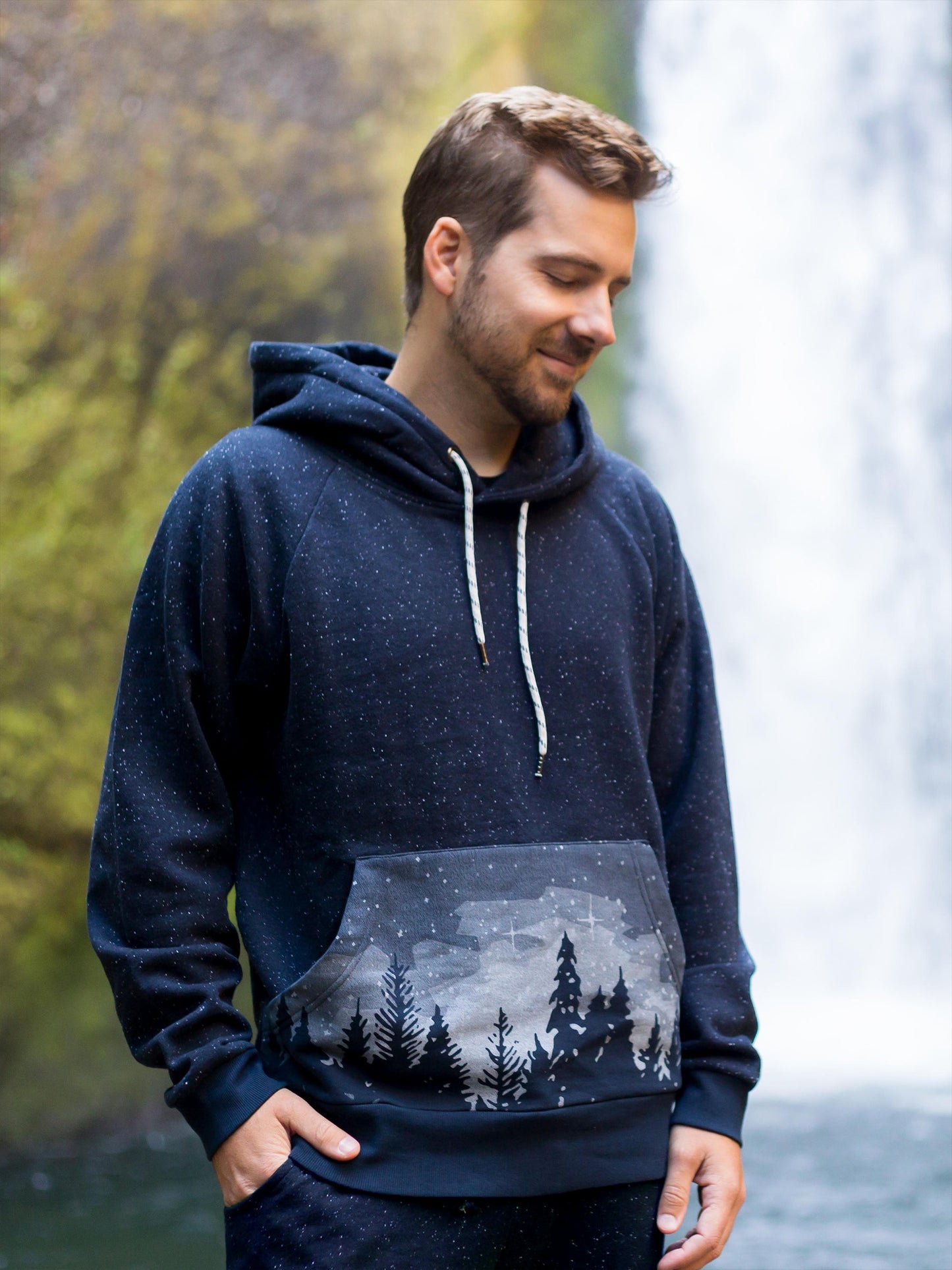 starlit night hoodie by happy earth