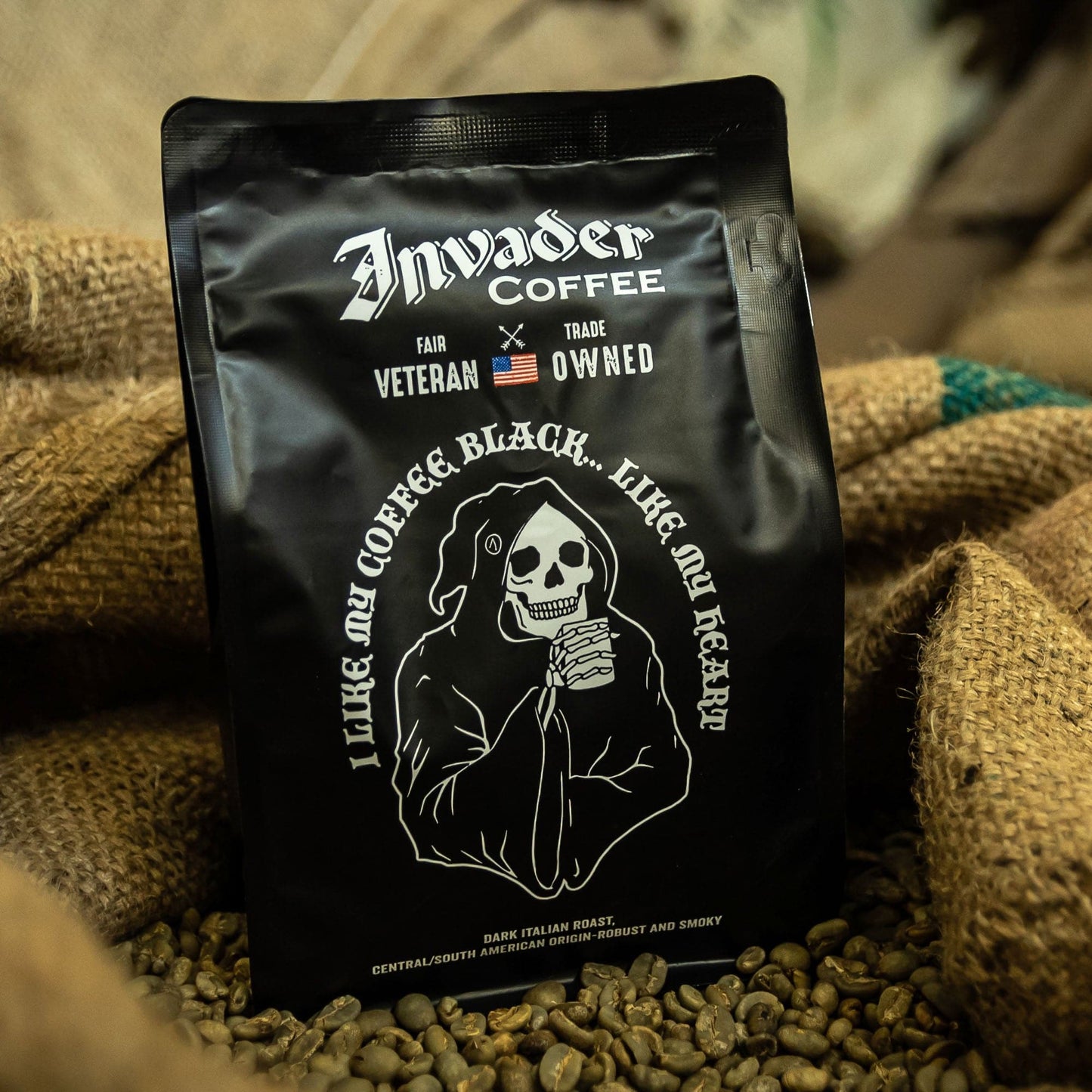 invader coffee black heart blend by invader coffee