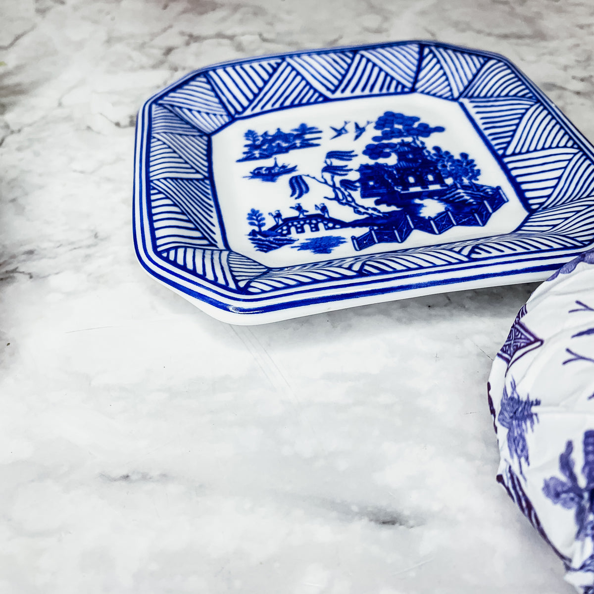 chinoiserie soap & dish set by gia roma