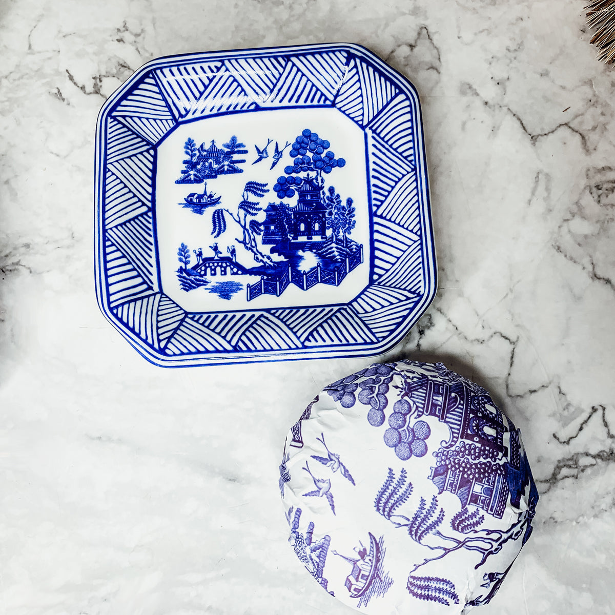 chinoiserie soap & dish set by gia roma