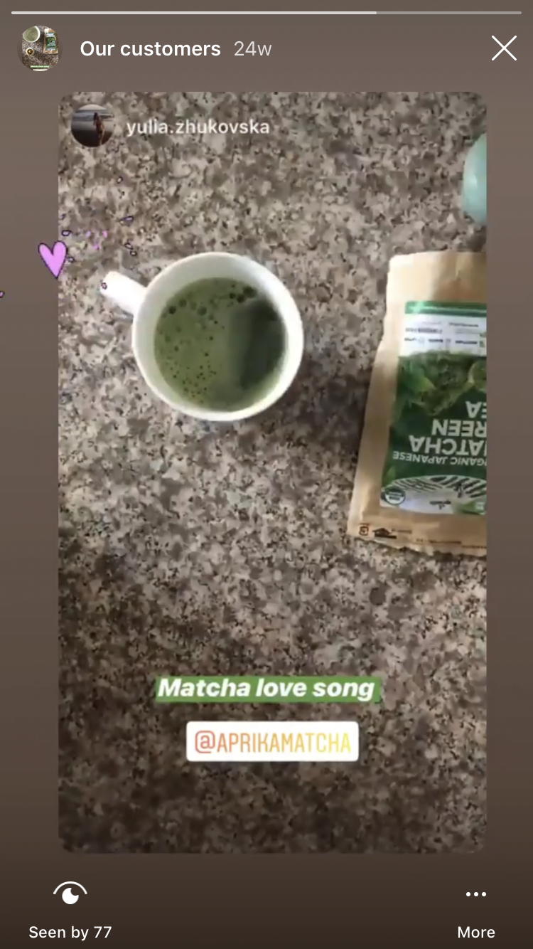 organic japanese matcha green tea powder by aprika life