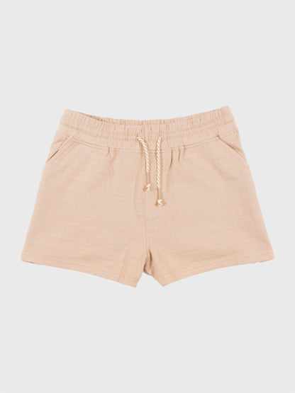 Women's Herringbone Flex Shorts | Beech Wood by Happy Earth