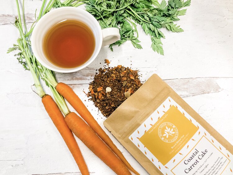 coastal carrot cake by beach house teas