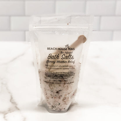 Stormy Weather Tea-Infused Bath Salts by Beach House Teas