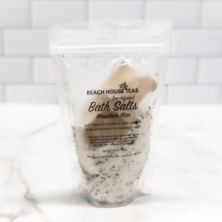 mountain man tea-infused bath salts for men by beach house teas