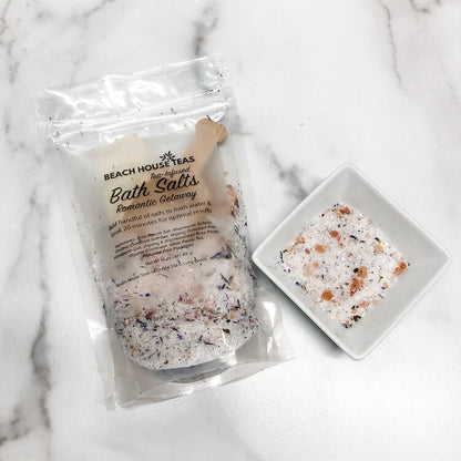 Romantic Getaway Tea-Infused Bath Salts by Beach House Teas