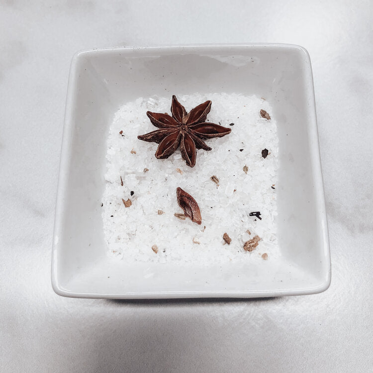 vanilla chai tea-infused bath salts by beach house teas