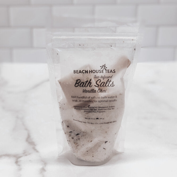 vanilla chai tea-infused bath salts by beach house teas