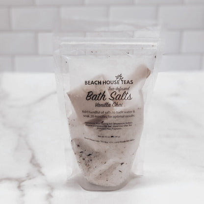 Vanilla Chai Tea-Infused Bath Salts by Beach House Teas