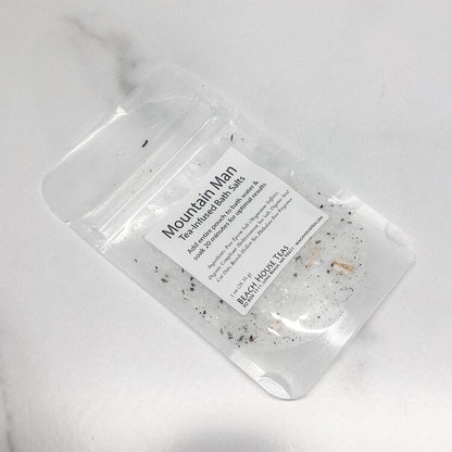 Mountain Man Tea-Infused Bath Salts For Men by Beach House Teas