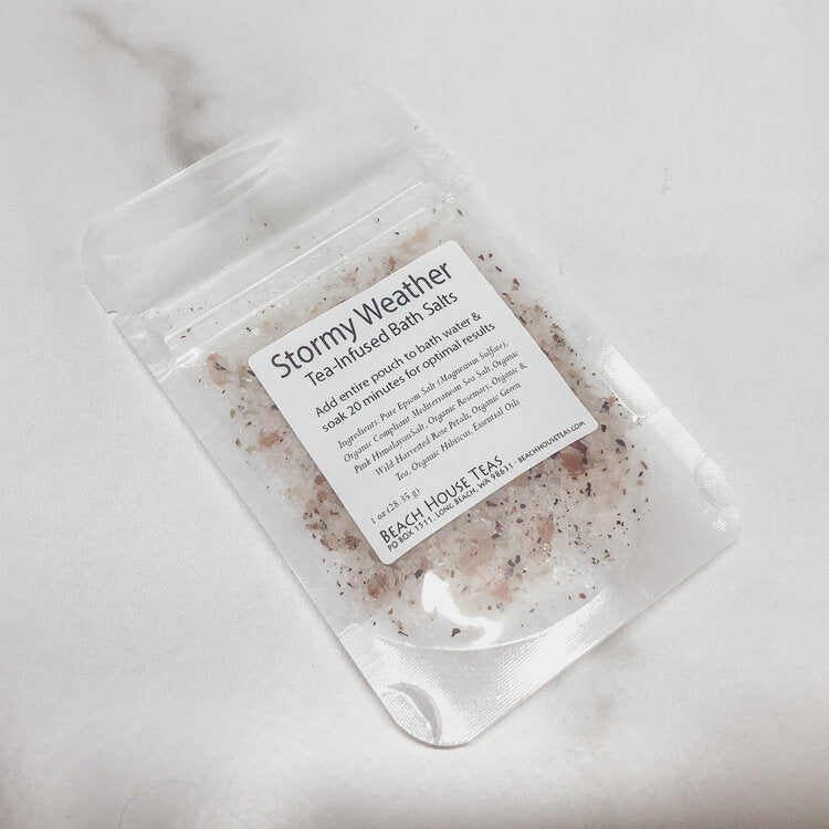 stormy weather tea-infused bath salts by beach house teas