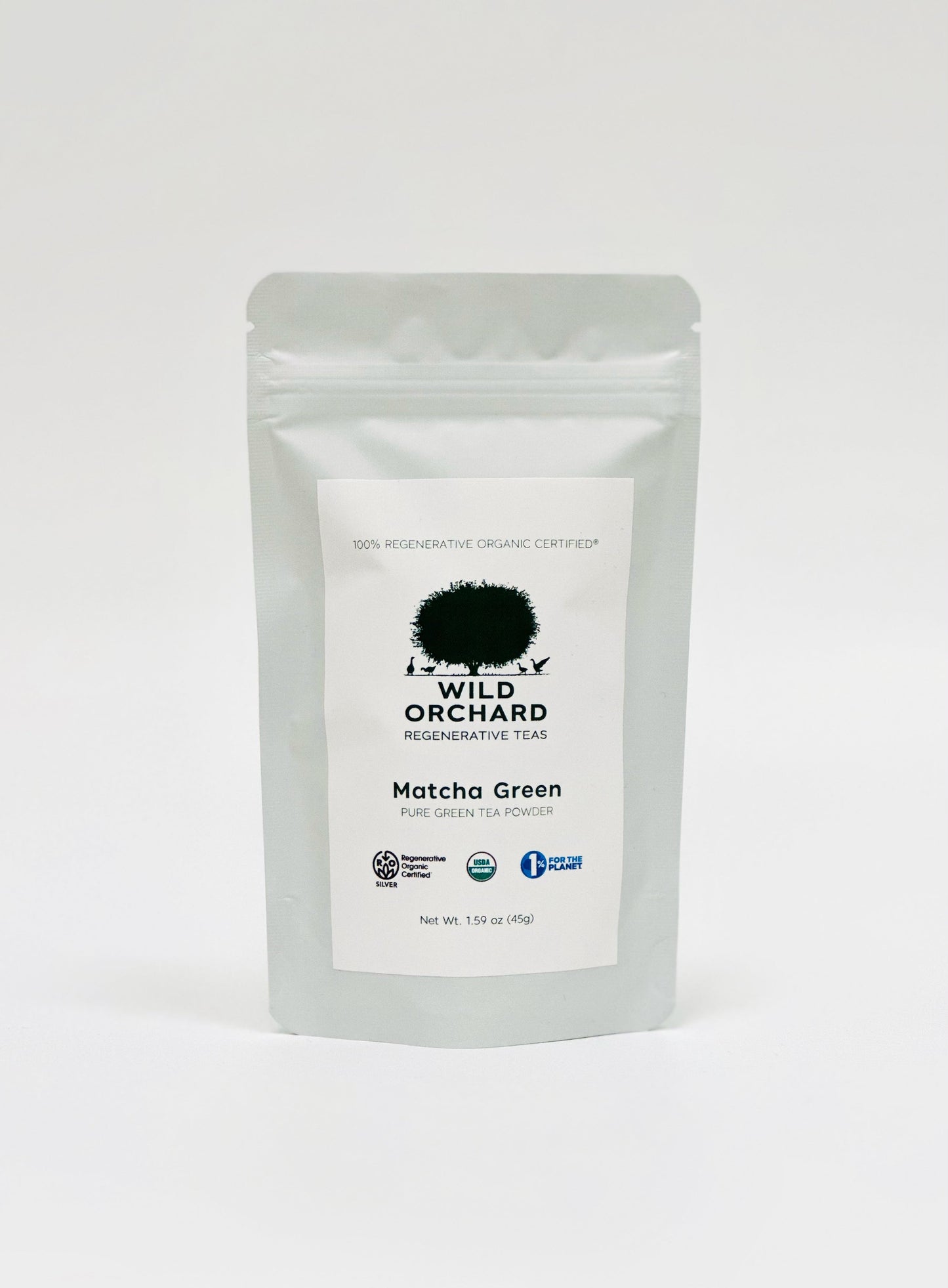 wild orchard tea matcha green - loose leaf bag - 6 bags by farm2me