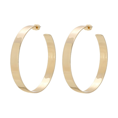 Large Flat Hoops by eklexic