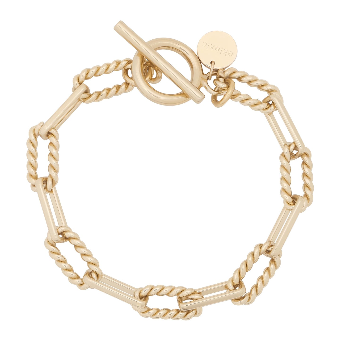 enzo toggle chain bracelet by eklexic