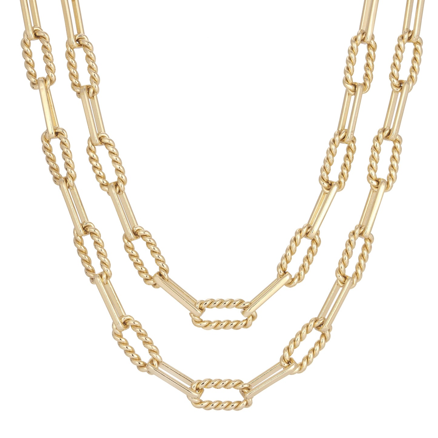 enzo double layer necklace by eklexic