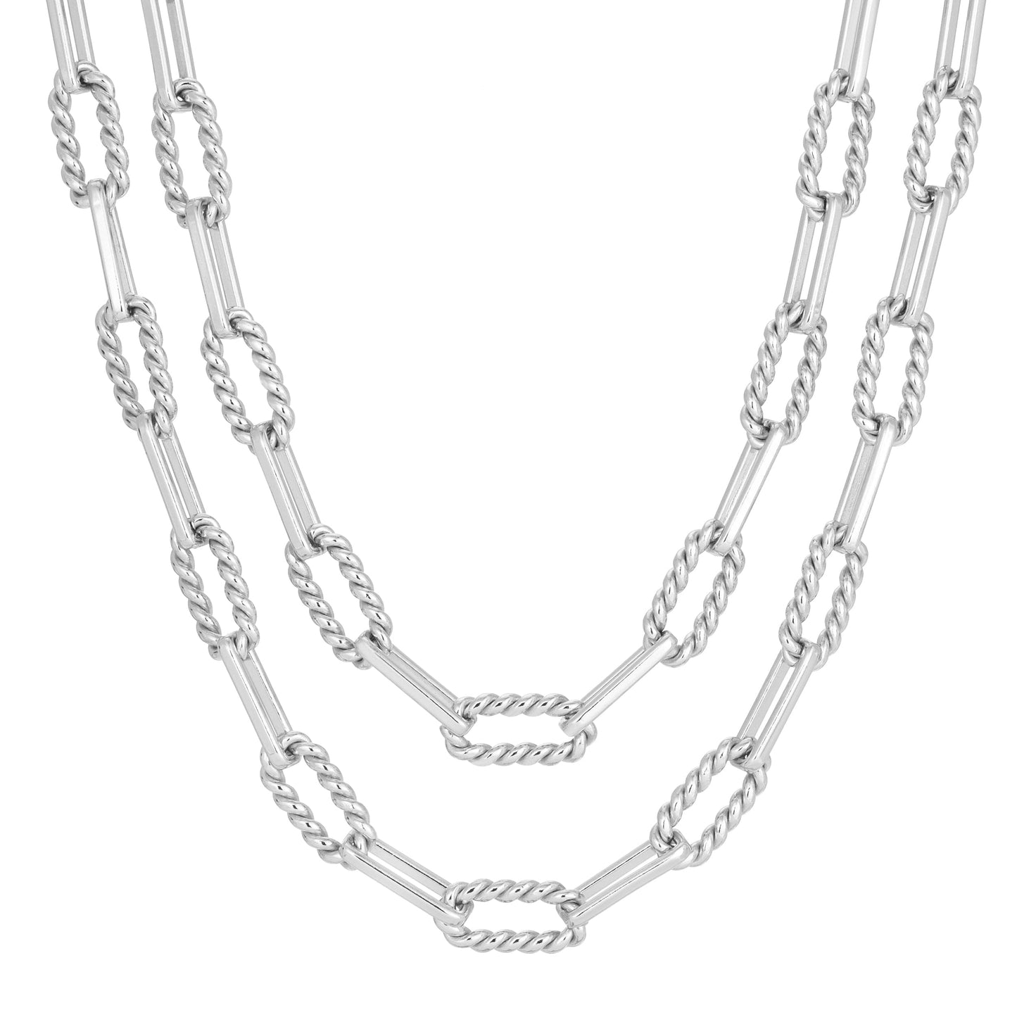 enzo double layer necklace by eklexic