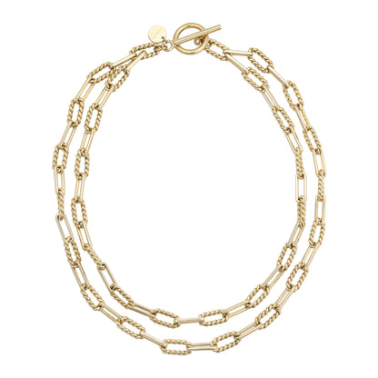 Enzo Double Layer Necklace by eklexic