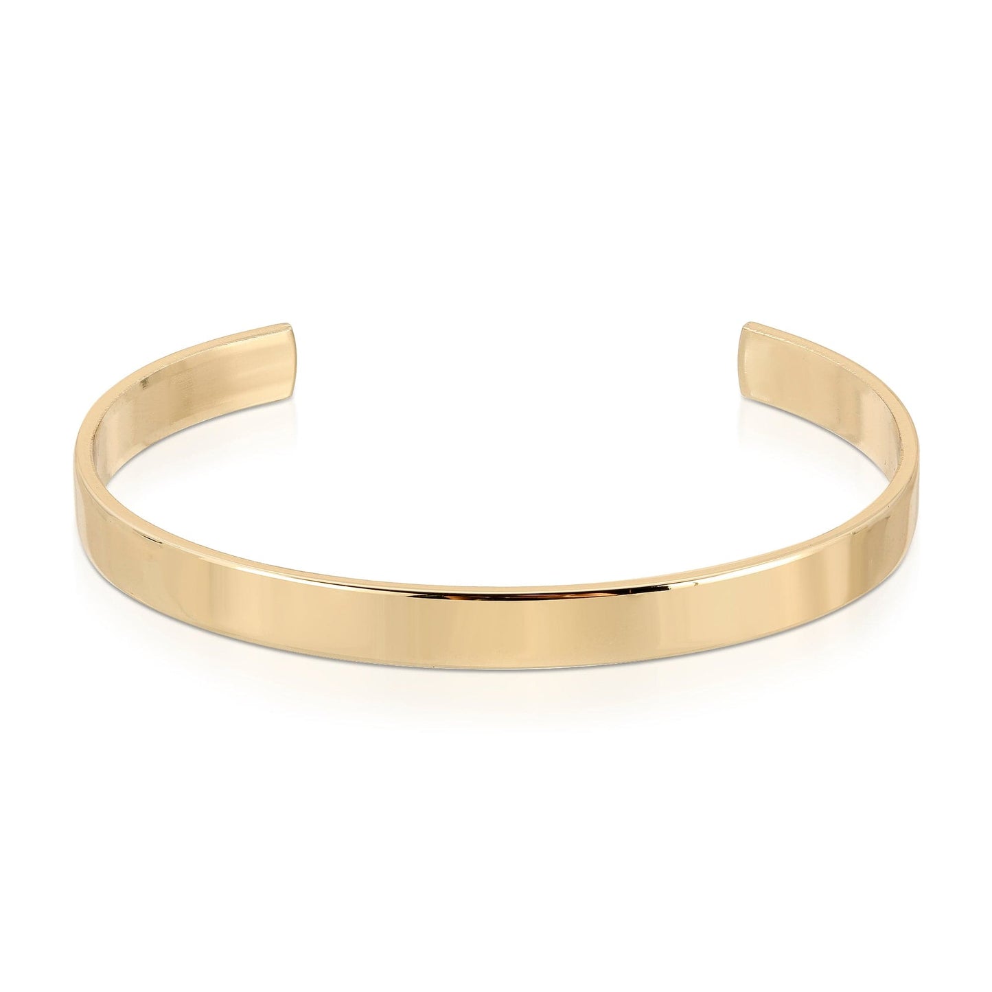 men's 1/4 inch brass cuff by eklexic