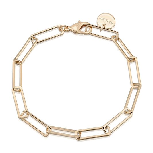 Large Rectangle Link Chain Bracelet by eklexic