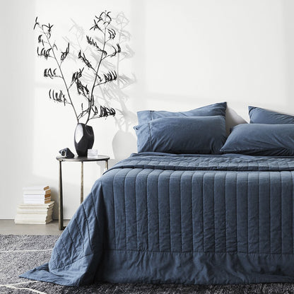 Linen+ Quilted Coverlet by ettitude