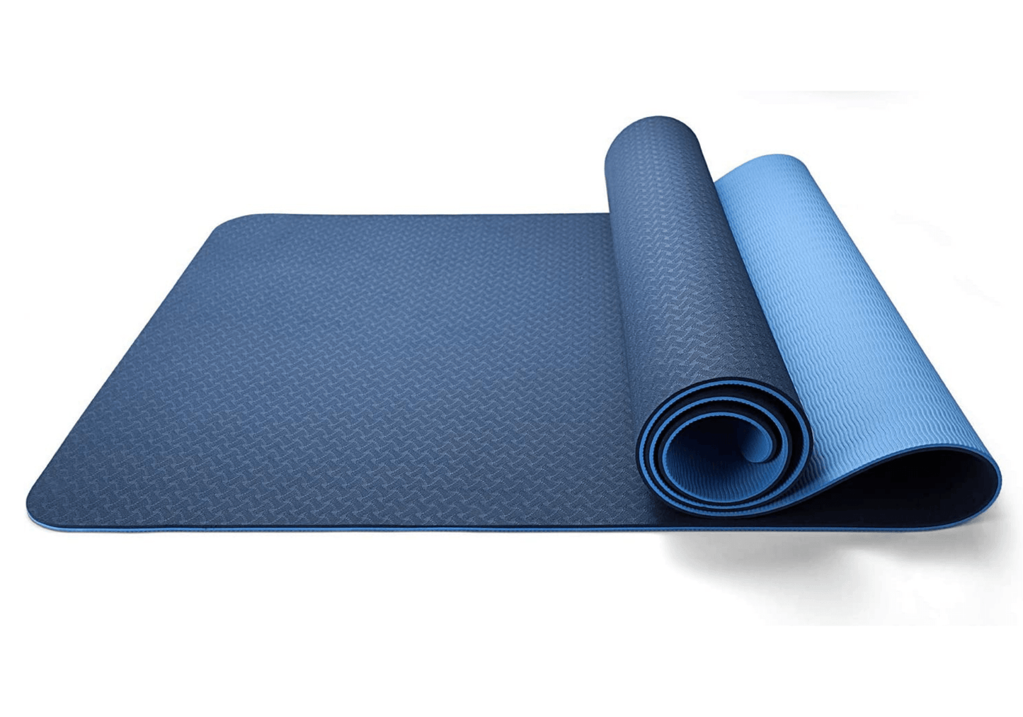 eco friendly reversible color yoga mat with carrying strap by jupiter gear