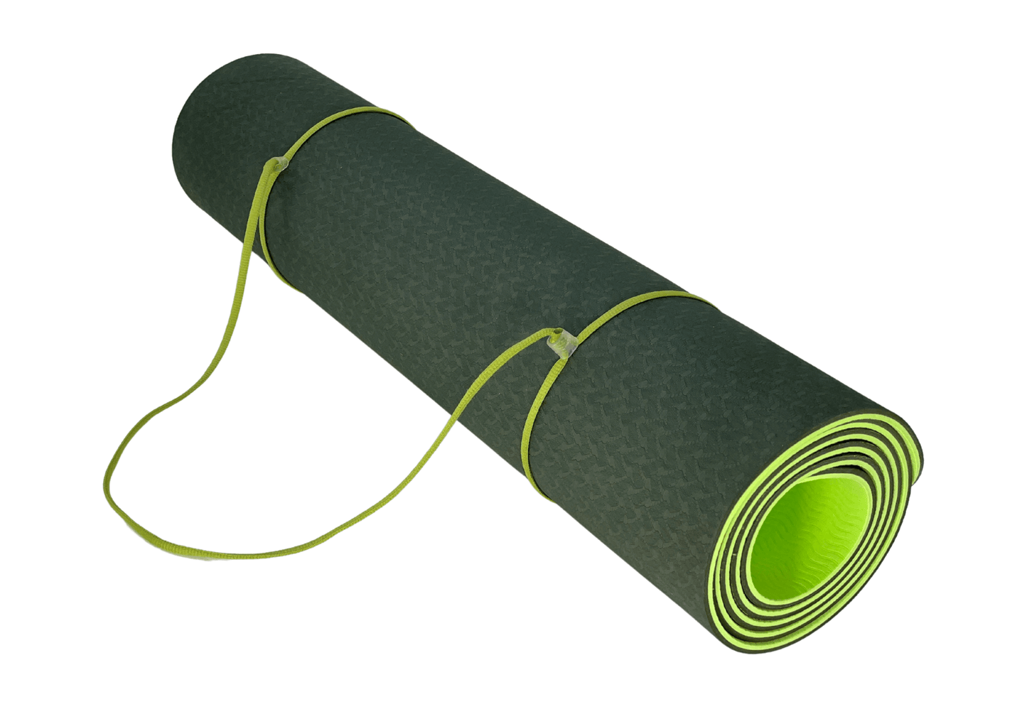 eco friendly reversible color yoga mat with carrying strap by jupiter gear