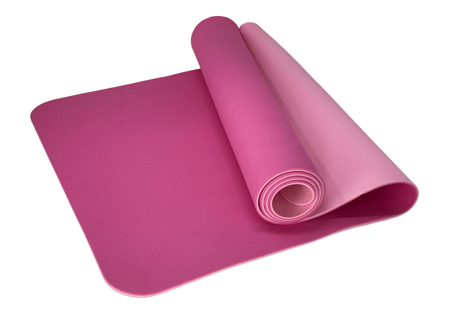 eco friendly reversible color yoga mat with carrying strap by jupiter gear