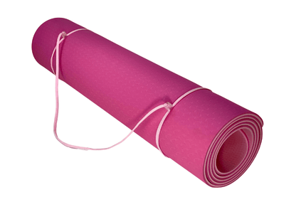 Eco Friendly Reversible Color Yoga Mat with Carrying Strap by Jupiter Gear