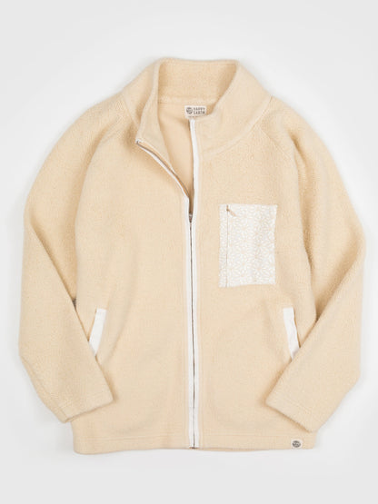 Daisies Sherpa Jacket by Happy Earth