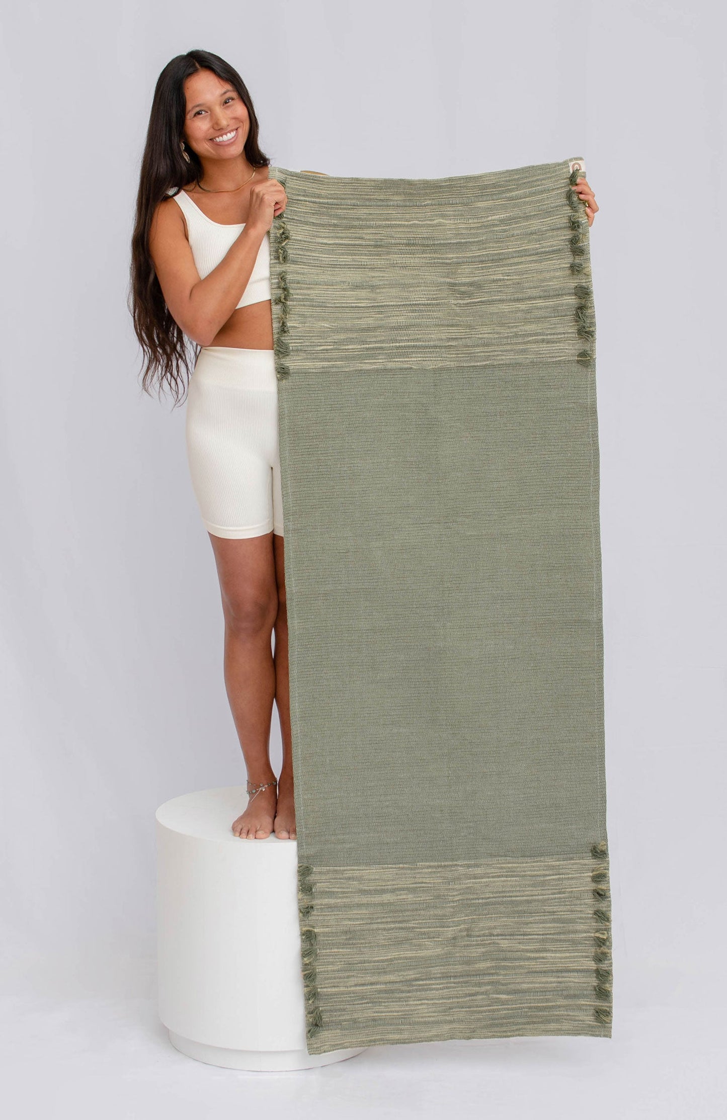 jade & jute - herbal dyed mat