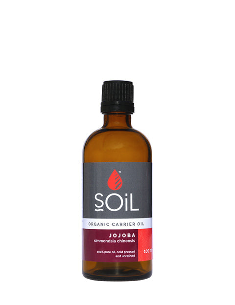 organic jojoba oil (simmondsia chenensis) 100ml by soil organic aromatherapy and skincare