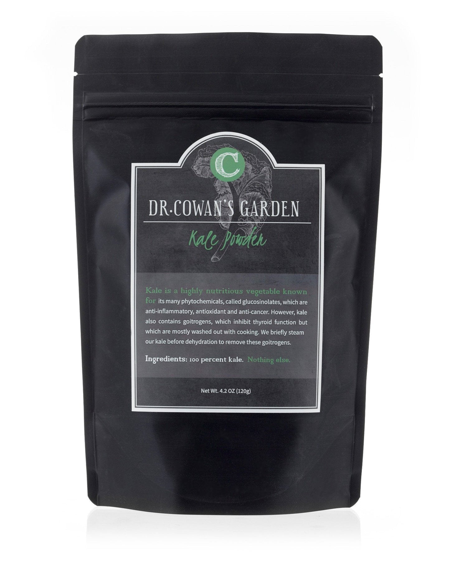 organic kale powder (refill pouch) by dr. cowan's garden