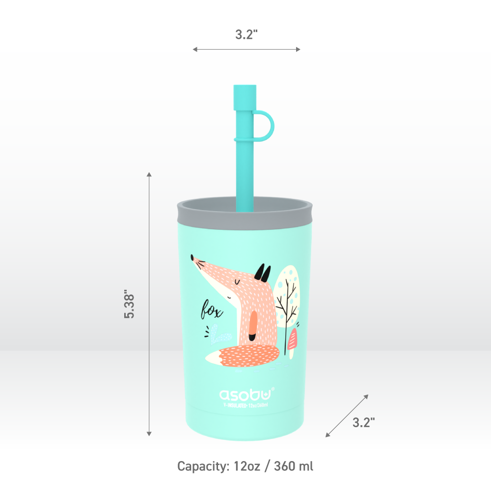 teal mini sippy by asobu®