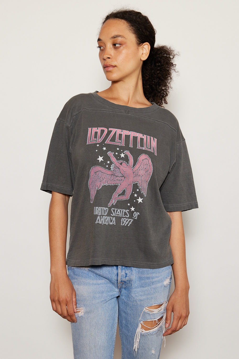 led zeppelin 1977 icarus usa tour tee by people of leisure