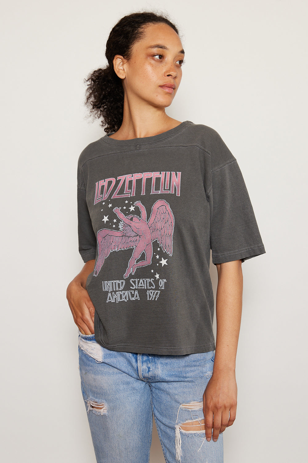 led zeppelin 1977 icarus usa tour tee by people of leisure