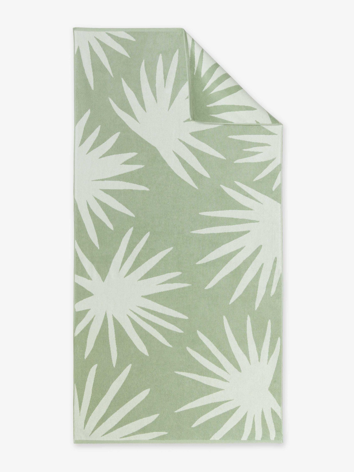 green agave cabana beach towel by laguna beach textile company