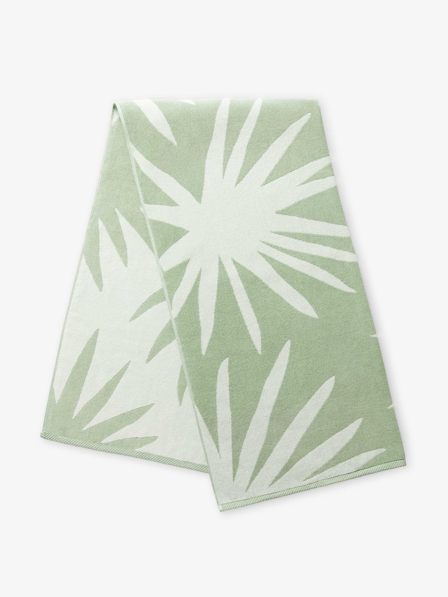 green agave cabana beach towel by laguna beach textile company